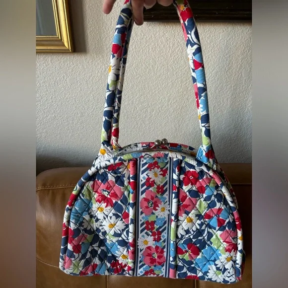Farm Rio Style VERA BRADLEY SUMMER COTTAGE Eloise shoulder bag - Picture 5 of 8
